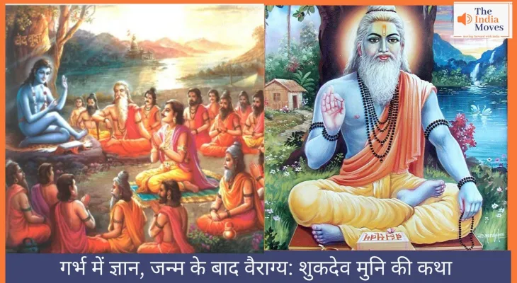 गर्भ में ज्ञान, जन्म के बाद वैराग्य: शुकदेव मुनि की कथा